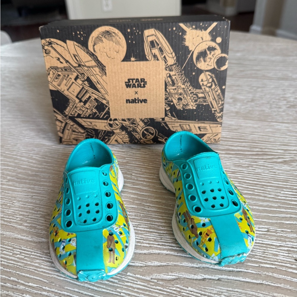 Native Shoes x Star Wars kids Robbie Sugarlite slip on sneaker, 5M
